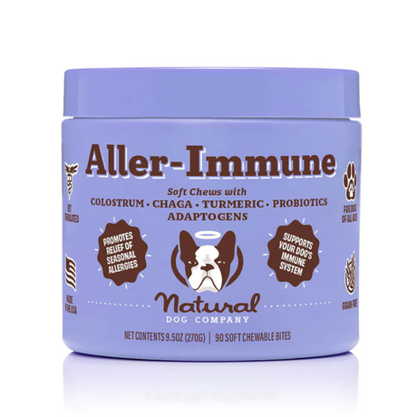 Tub of The Natural Dog Company Aller-Immune Chews