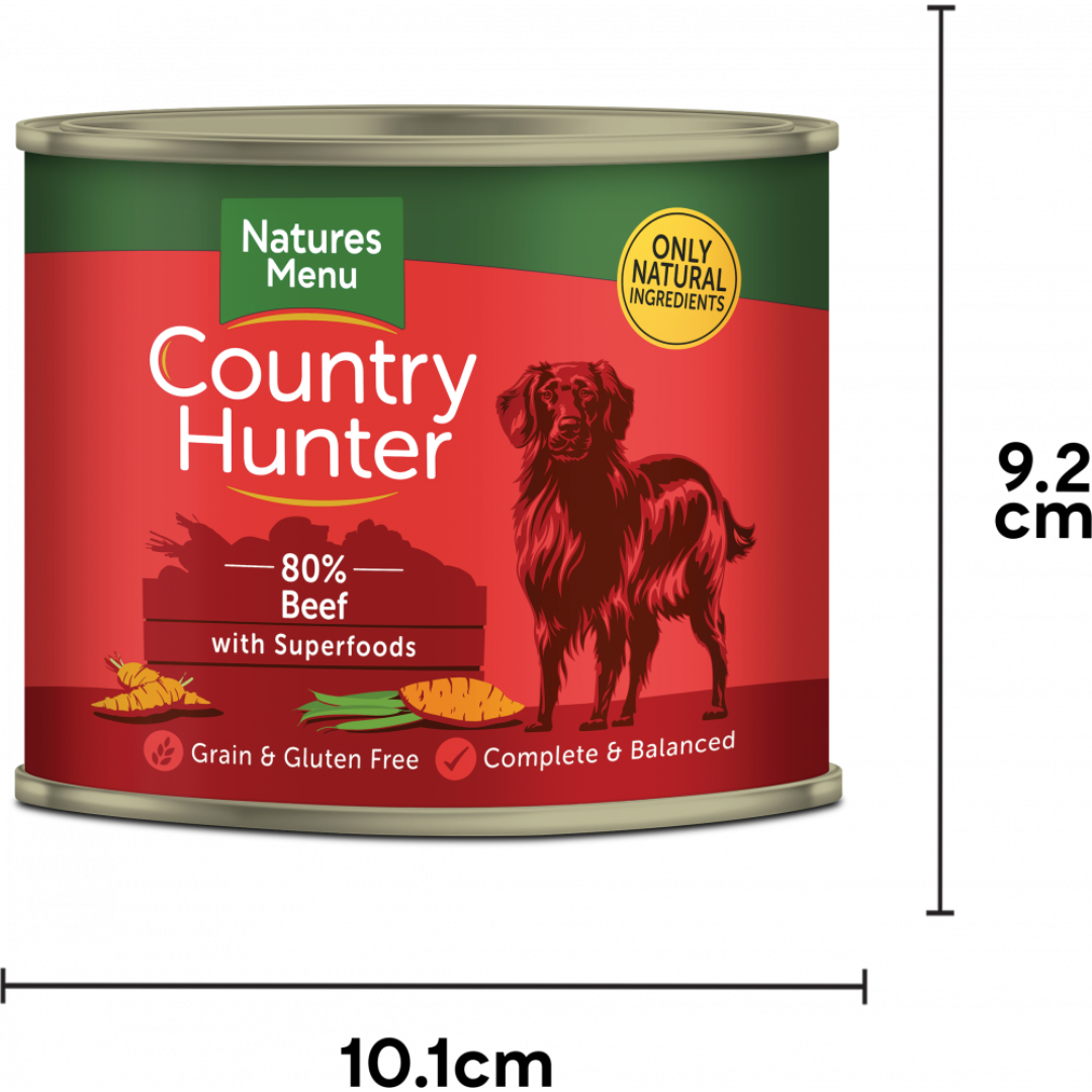 Country Hunter Beef with Superfoods 600g Tin