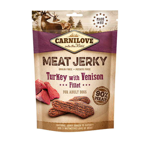 Carnilove Turkey with Venison Meat Jerky