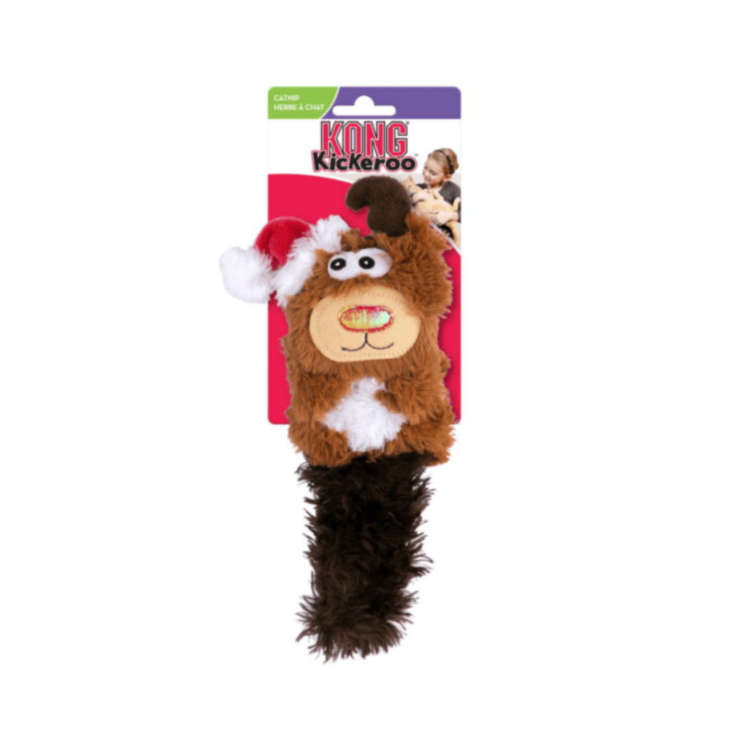 Kickerroo Kong Holiday Kickeroo Catnip Toy