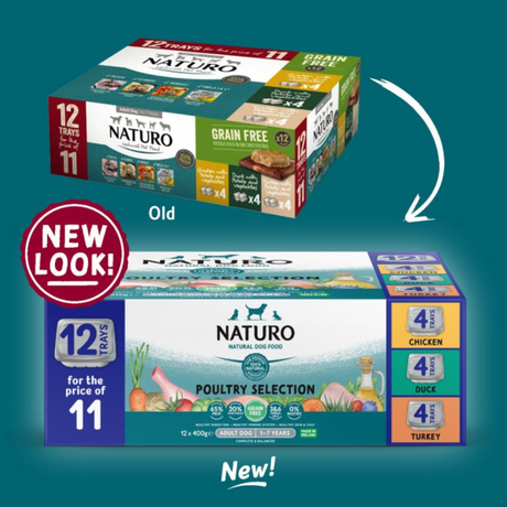 Naturo Dog Food - Grain Free Trays Multipack
