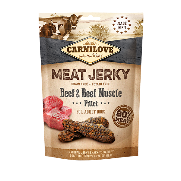 Carnilove Beef and Beef Muscle Meat Jerky