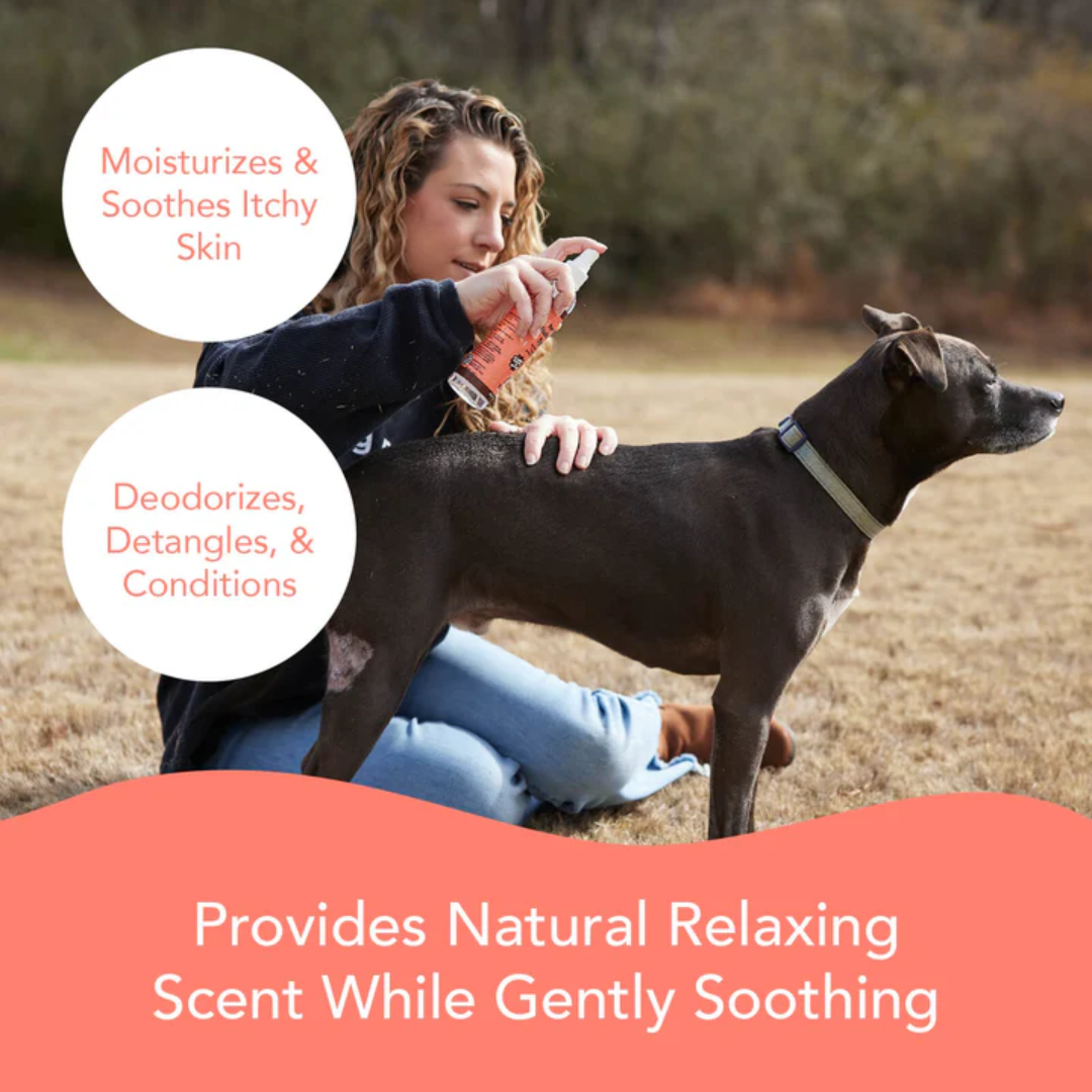 Provides natural relaxing scent while gently soothing.