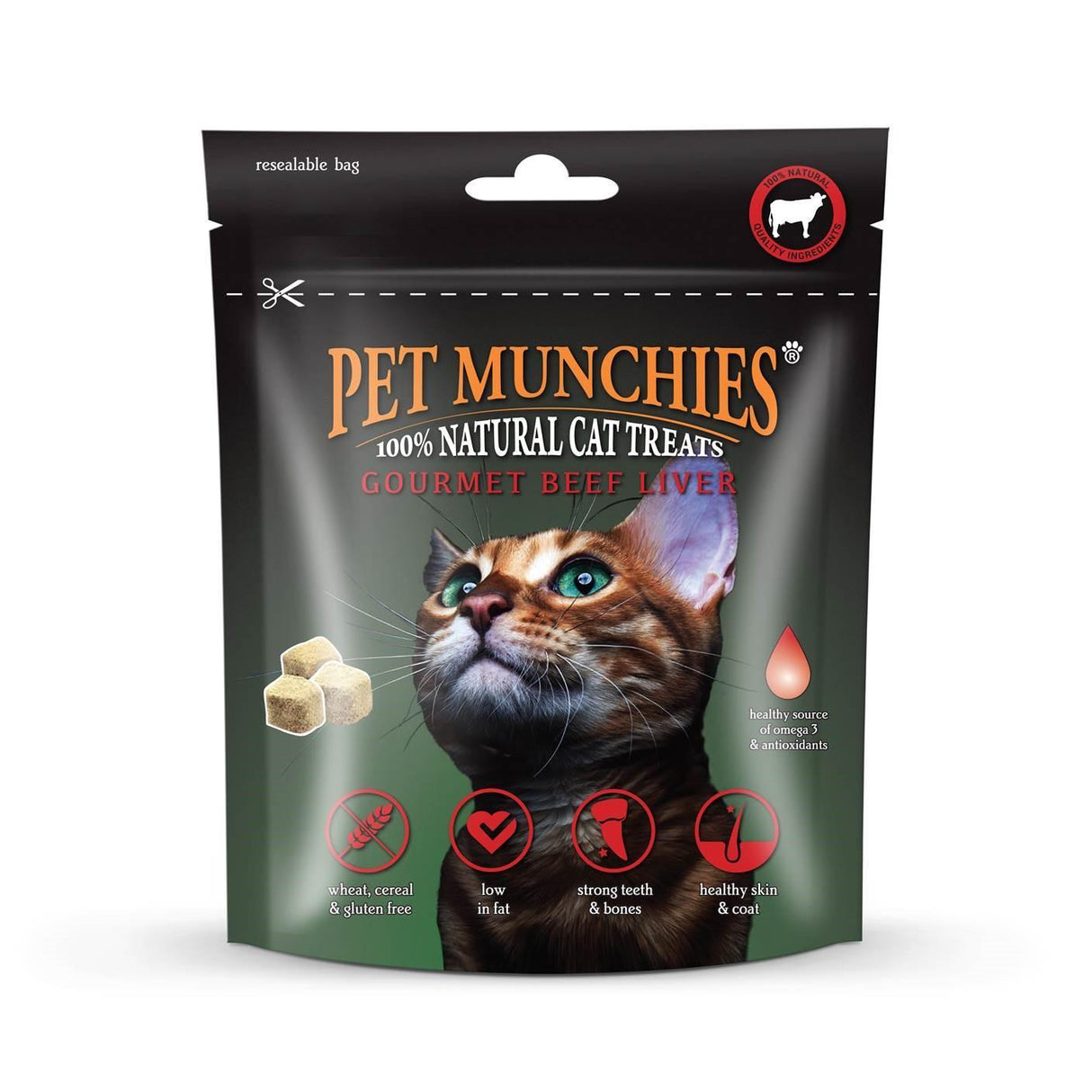 Pet Munchies Beef Liver Cat Treat 10g