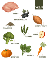 Wild 80:20 Rabbit Cold Pressed Dog Food