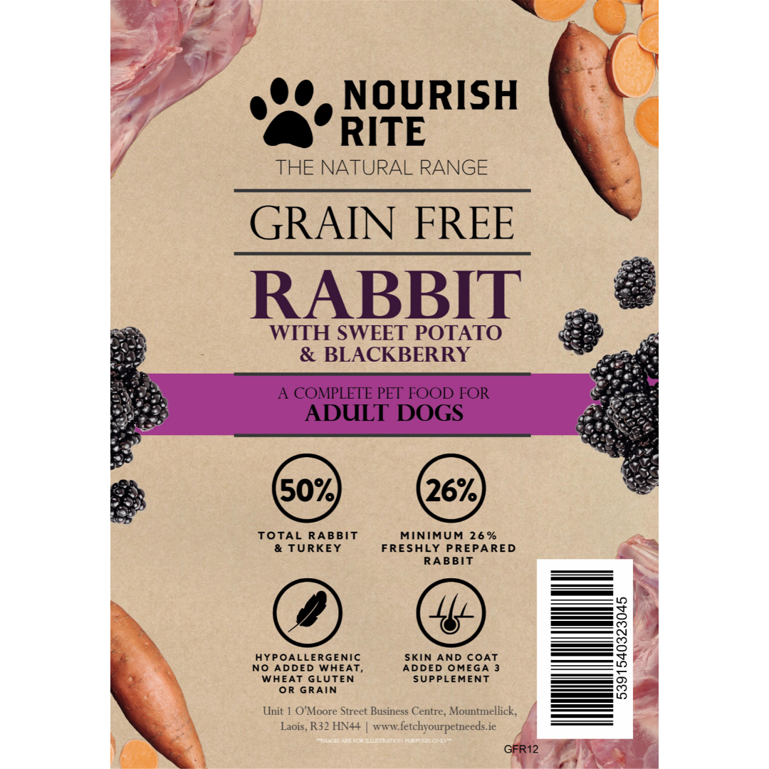 Nourish Rite Grain Free Adult - Rabbit