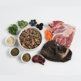 Raw Ingredients of Paleo Ridge Special Diet Raw dog food for kidneys