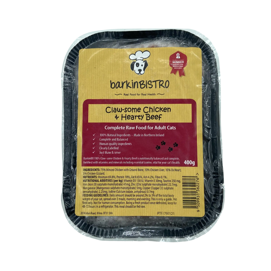 Barkin Bistro Clawsome Chicken & Beef 400g