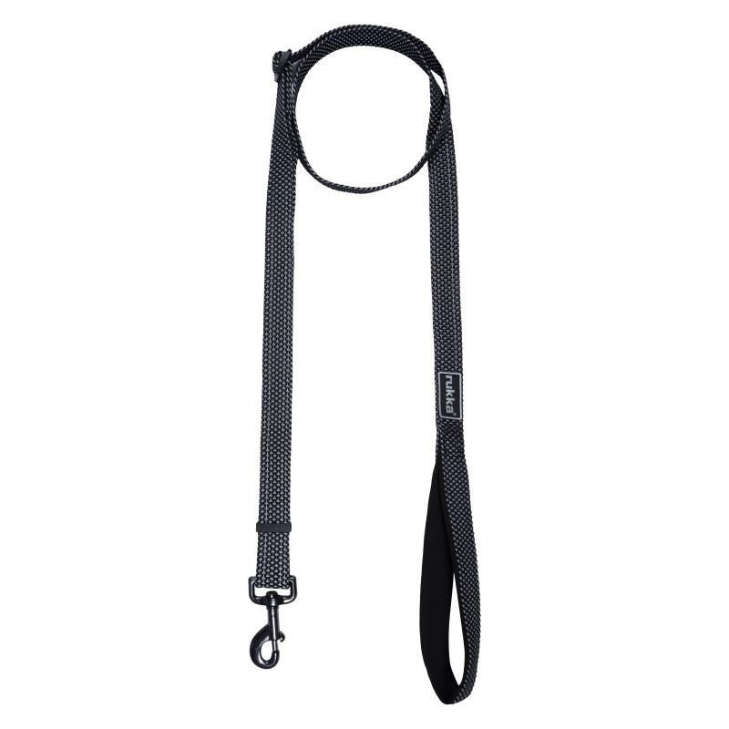Rukka Star Black Reflective Dog Lead