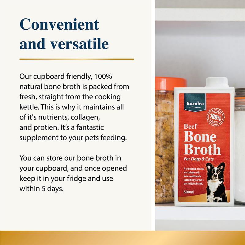 Karnlea Beef Bone Broth for Cats & Dogs