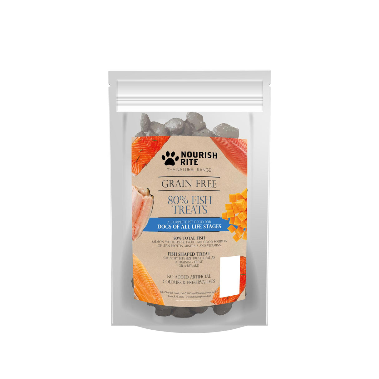 Nourish Rite Grain Free 80% Fish Treats