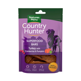 Country Hunter Turkey Superfood Bars. The packaging is against a white background.
