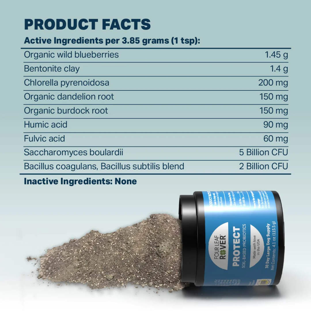 Four Leaf Rover - Protect - Soil Based Pro & Prebiotics 115.5g