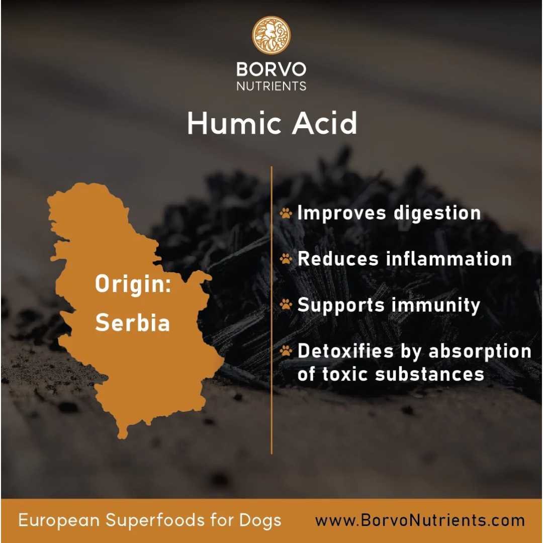 Humic Acid for Dogs - Borvo Nutrients