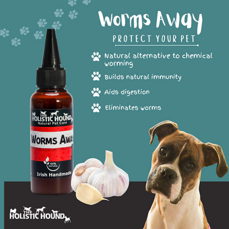 Holistic Hound Worms Away - Natural Dog Wormer