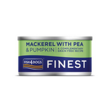 Tin of Fish 4 Dogs Finest Mackerel with Pea and Pumpkin Complementary Wet Dog Food