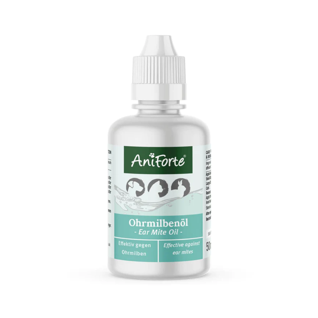 20ml bottle of AniForte Ear Mite Oil 