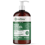 Aniforte Premium Feed Oil 500ml. The bottle has a pump top and is against a white background
