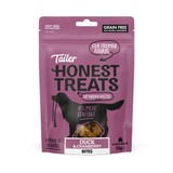 70g bag of Tailer Honest Treats Duck and Cranberry Bites.