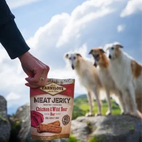 Carnilove Chicken and Wild Boar Meat Jerky