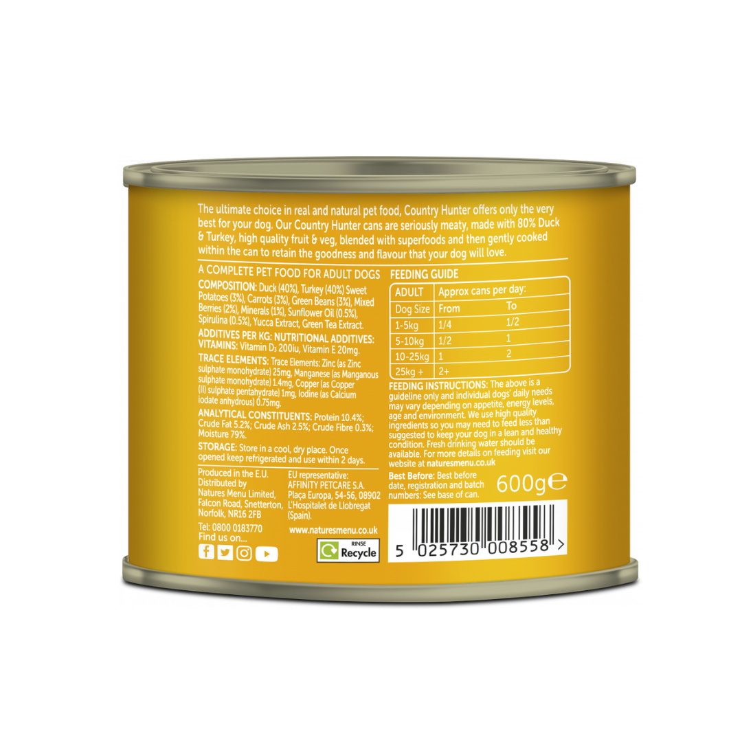 Country Hunter Duck & Turkey with Superfoods Tin