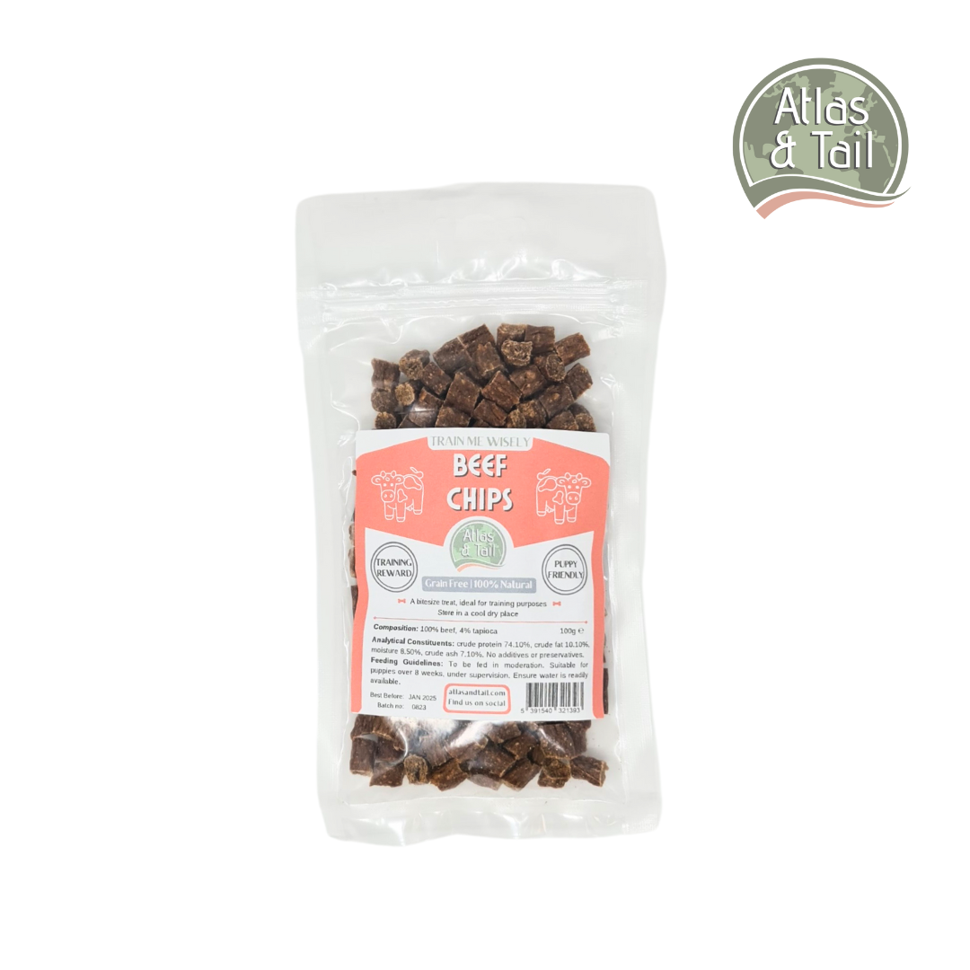 Beef Chips - Training Treats 100g