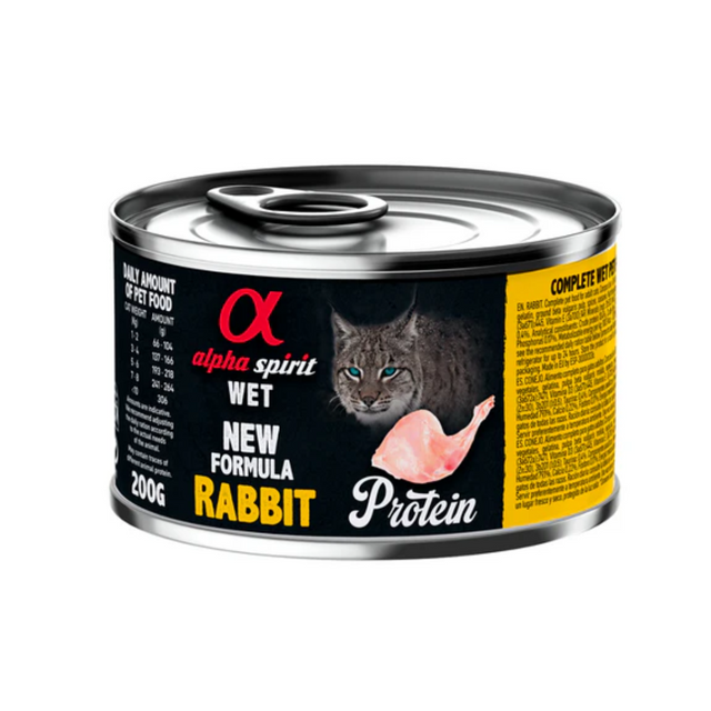 Rabbit wet food for cats shop