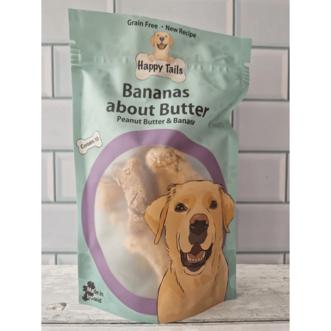 Butter Dog Biscuit Homemade Healthy Puppy Treats Banana Peanut