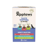 Applaws Dog Taste Toppers in Broth Multipack - Variety Pouches 6 x 85g
