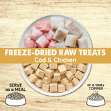 Arquivet Freeze Dried Raw Treats - Cod & Chicken Cubes