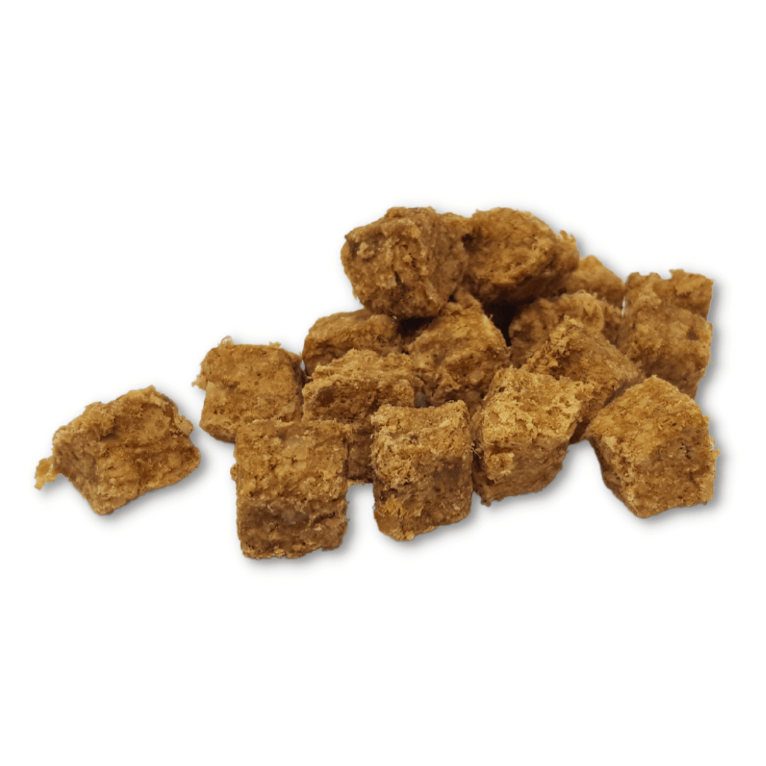 Turkey Squares in a pile on a white background