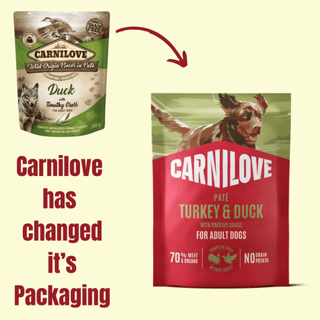 Carnilove Turkey & Duck with Timothy Grass Pouch