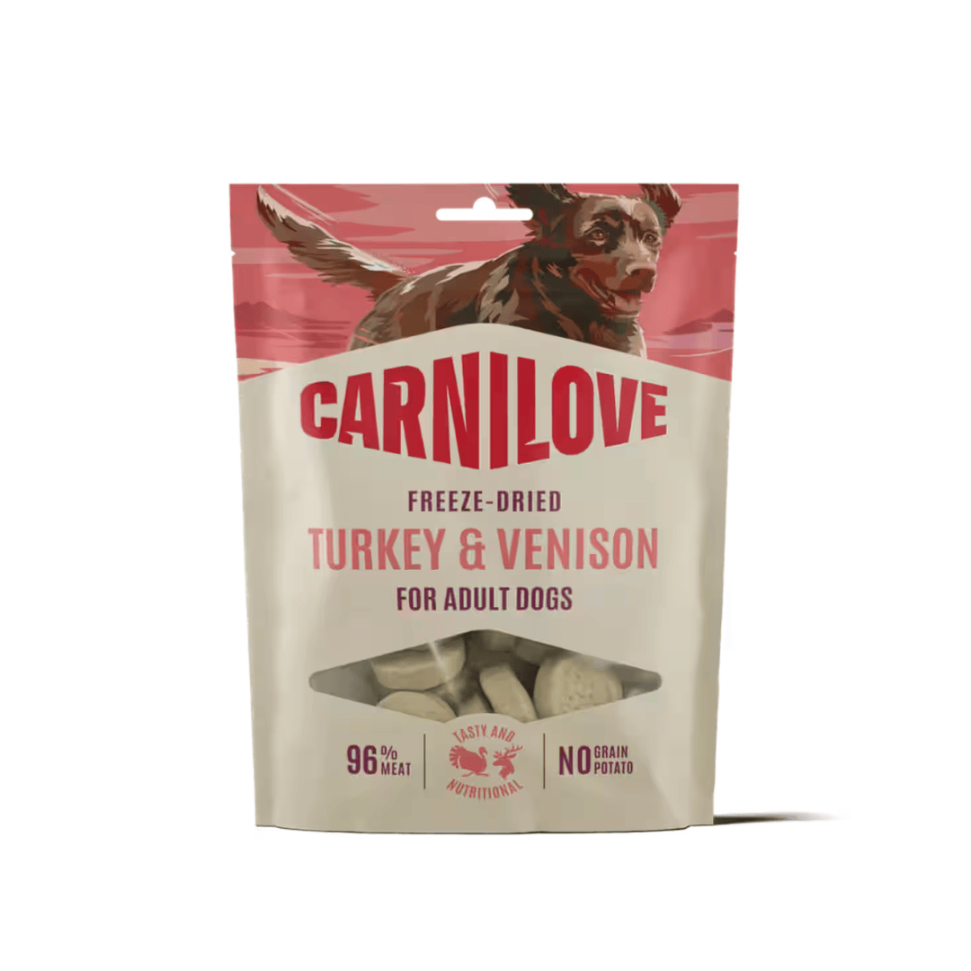 Carnilove Venison & Turkey Freeze-Dried Raw Dog Treats