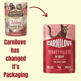Carnilove Turkey with Valerian Root Cat Pouch