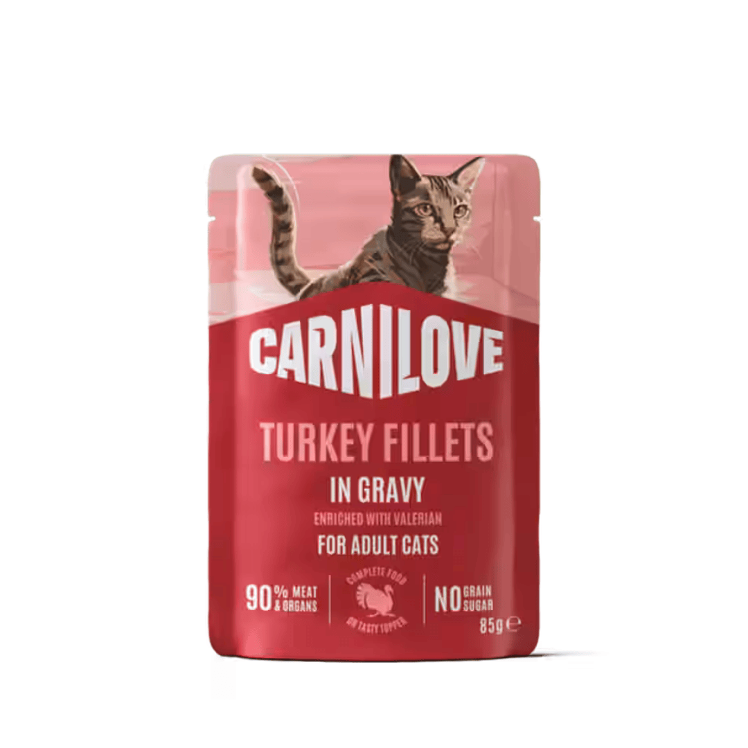 Carnilove Turkey with Valerian Root Cat Pouch