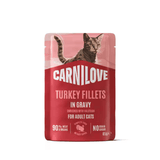 Carnilove Turkey with Valerian Root Cat Pouch