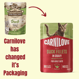 Carnilove Duck with Catnip Cat Pouch