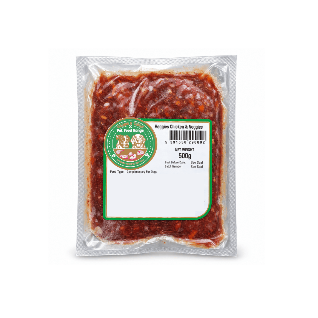Reggie & Riley's Raw Chicken & Veggies