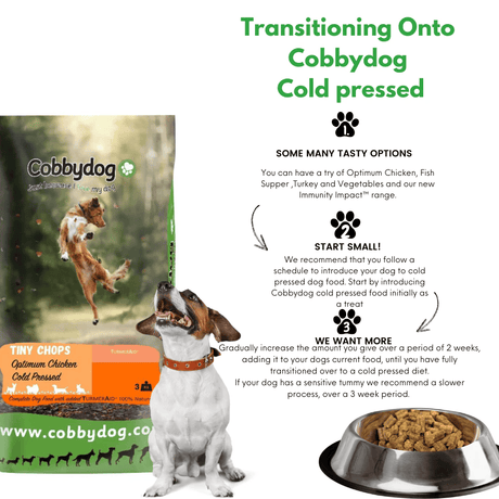Cobbydog Optimum Chicken Cold Pressed Tiny Chops Dog Food