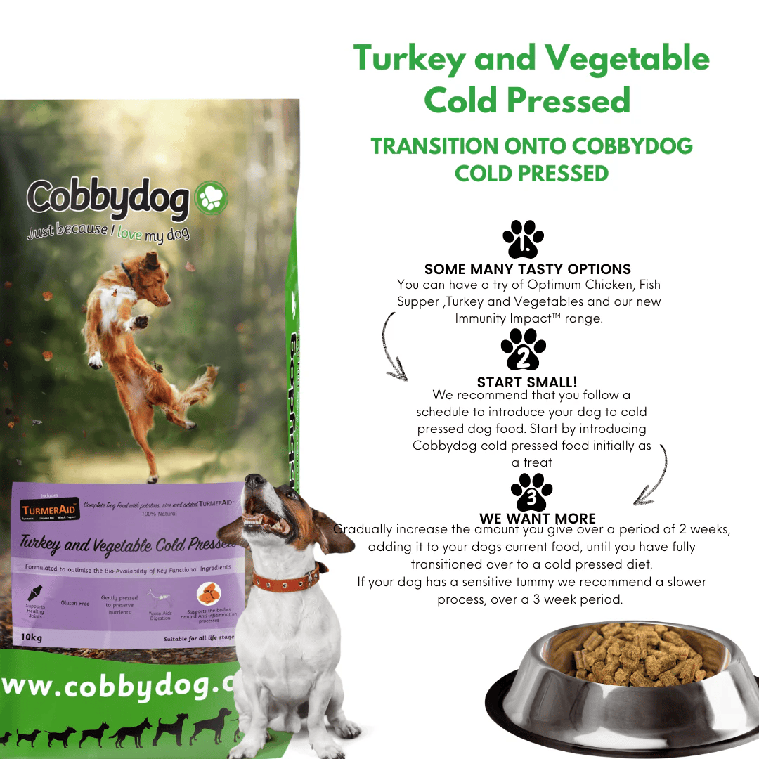 Cobbydog Turkey and Veg Cold Pressed Dog Food