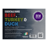 Raw Necessity Essentials | Beef, Turkey and Duck 1kg
