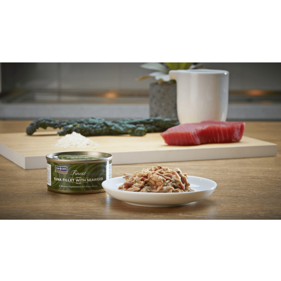 Fish 4 Cats Finest Tuna & Seaweed 70g Tin