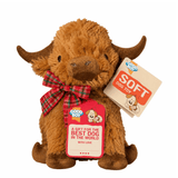 Goodboy Christmas Highland Cow Dog Toy