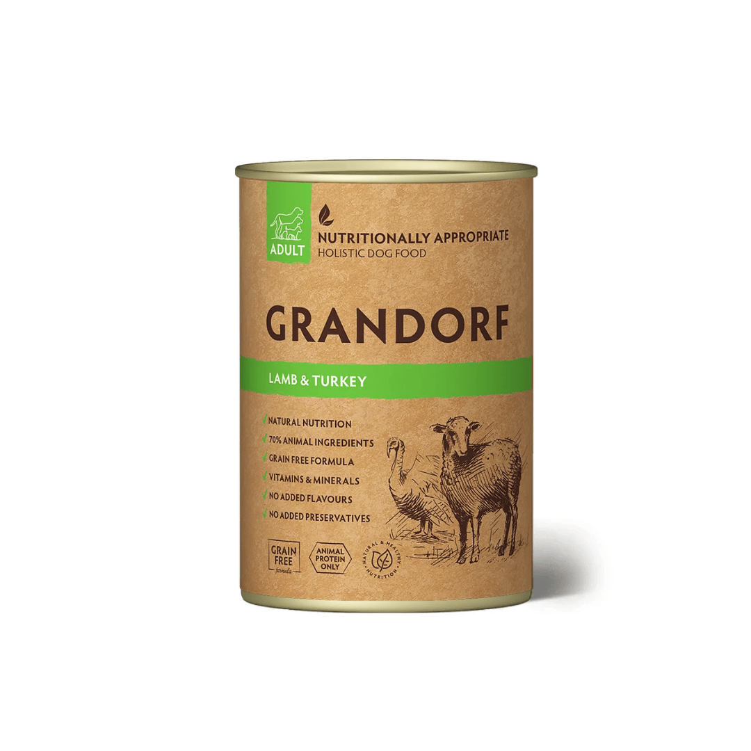 Grandorf Lamb and Turkey Wet Food for Dogs