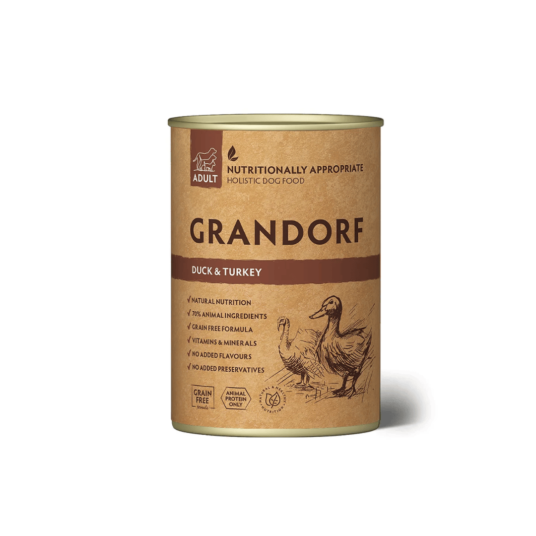 Grandorf Duck and Turkey Wet Food for Dogs