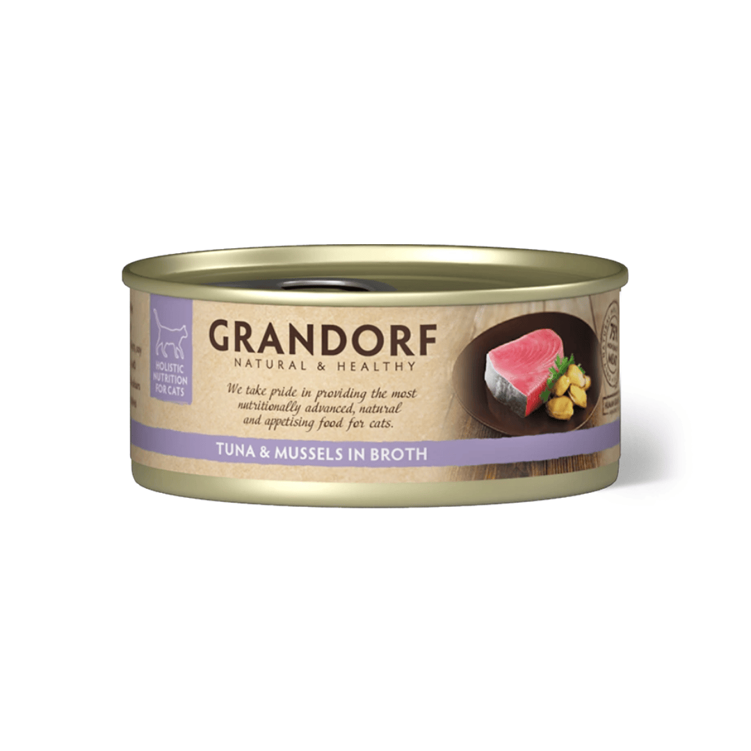 Grandorf Tuna and Mussels Wet Food for Cats