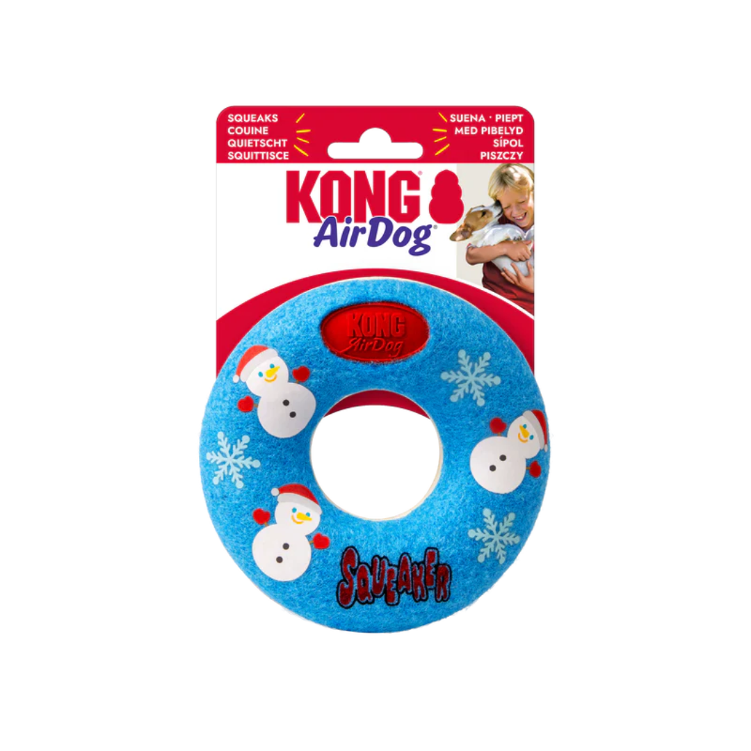 Kong Holiday Air Dog Donut Squeaker