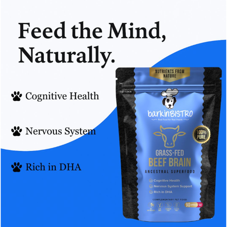 Barkin Bistro Beef Brain – Cognitive & Nervous System Support