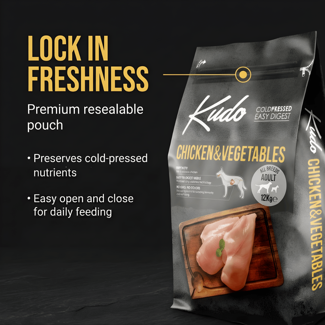 Kudo Chicken and Veg Cold Pressed Dog Food