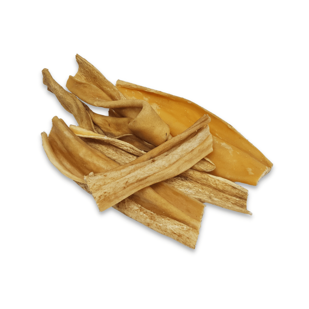 Lamb chews on a white background